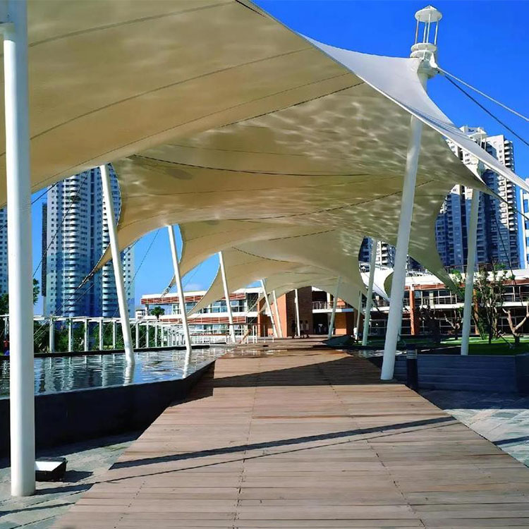 华容县膜结构景观棚