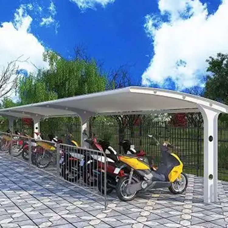 华容县膜结构电动车棚